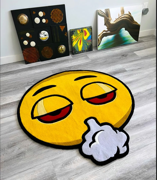 Emoji Handmade Tufted Rug